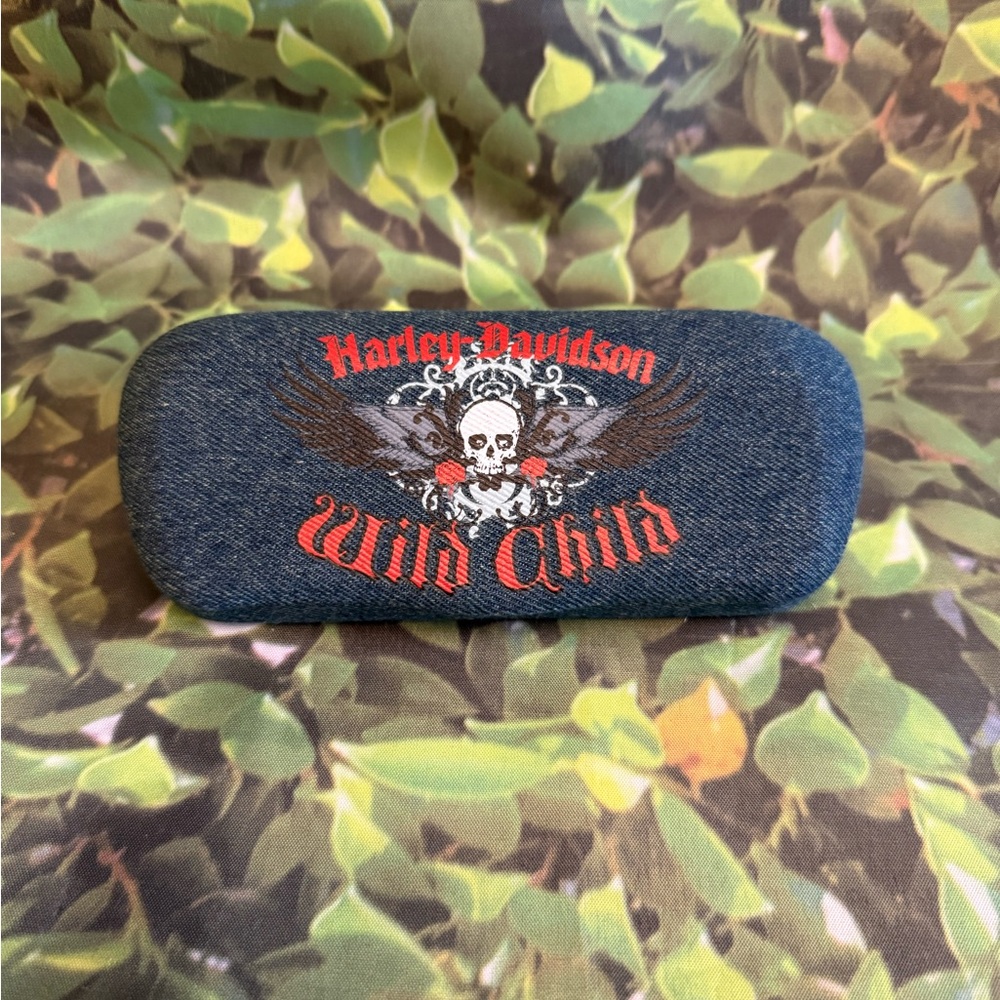 Harley-Davidson Denim Sunglasses Case